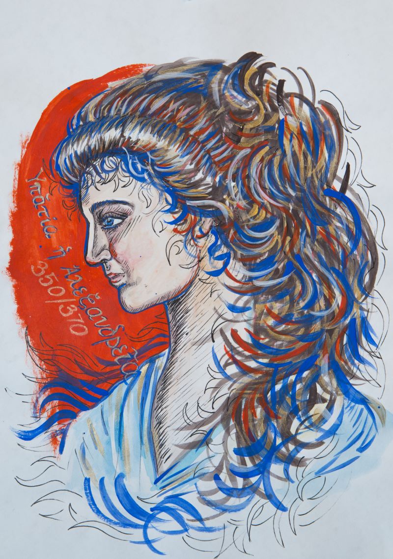 Illustration of Hypatia of Alexandria
